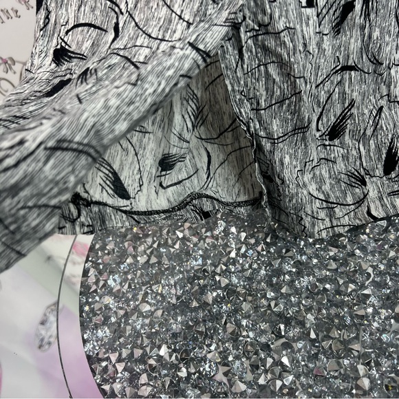 Favannah dress vintage line work abstract Elegant Black Gray art Women's Dress - Picture 9 of 12